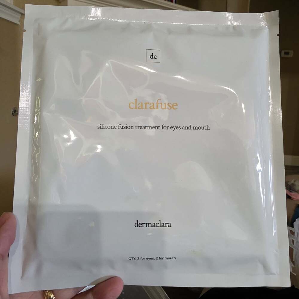 Dermaclara Clarafuse Face Silicone Dermapads 2 Eyes 2 Mouth New